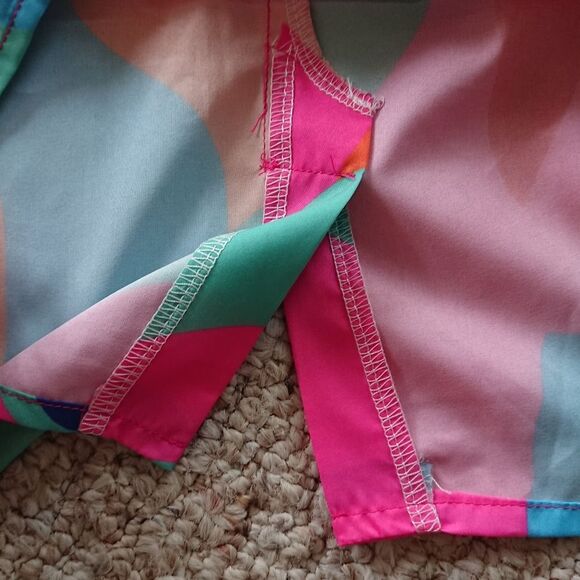 Vibrant Bold Color blouse and skirt set - Picture 10 of 14